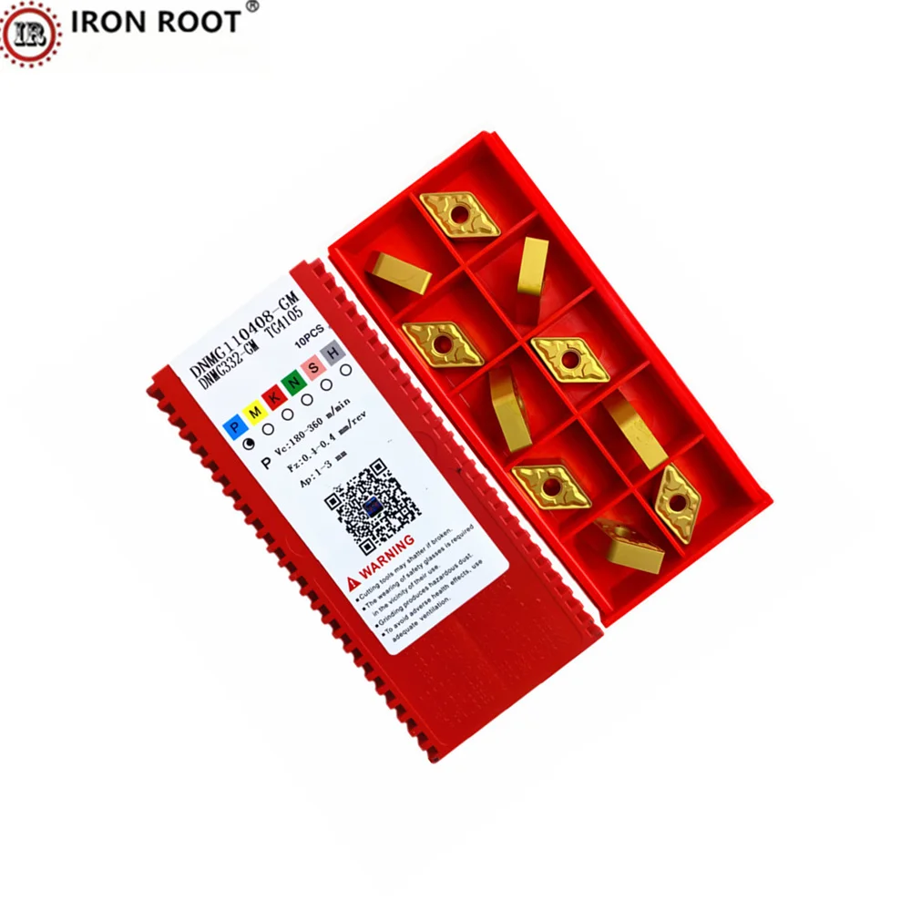 DNMG110404, DNMG110408,-GM TG4105 utensile per tornitura tornio CNC inserto per utensili per tornitura in metallo duro MDJNR MDQNR portautensili per tornitura