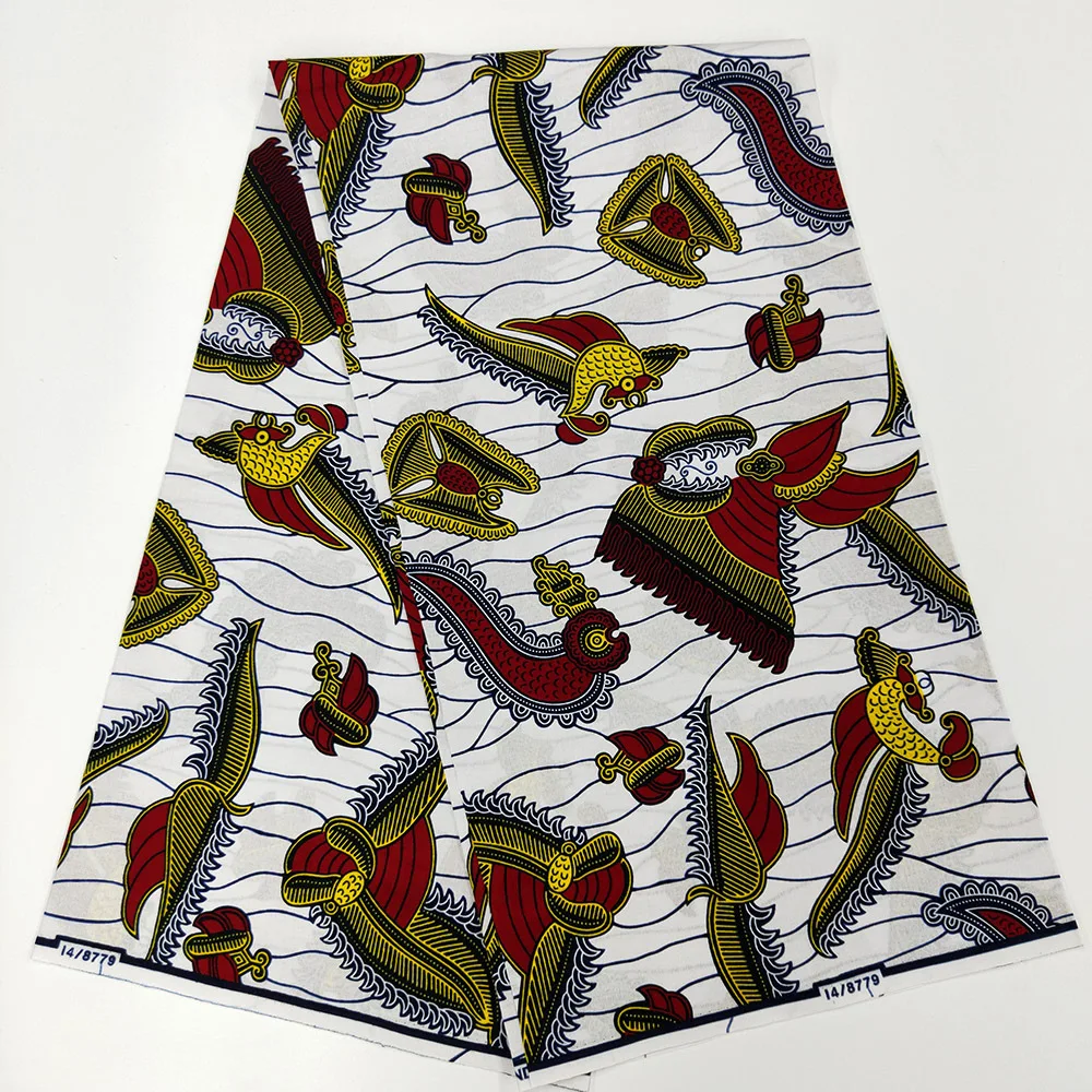 

Традиционный африканский стиль, хлопковая ткань с восковым принтом в виде батика для шитья своими руками, скатерть, одежда, подушка для дивана, 6 ярдов * 115 см, 24 s R2210
