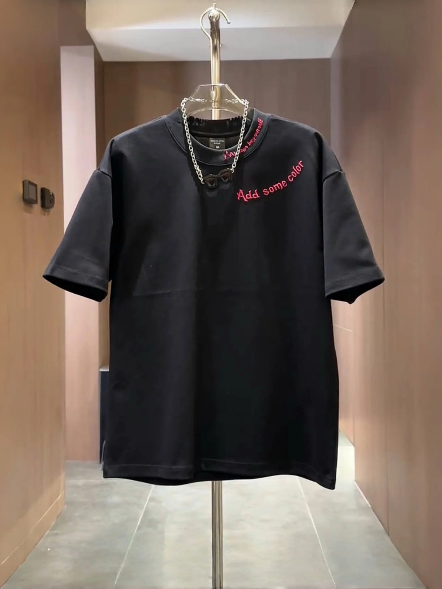 Casual Cotton Printed T-Shirt Men's Summer New round Neck Short Sleeve Versatile Base Shirt Trendy Breathable Loose Fit Unive...