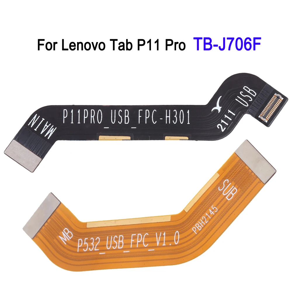 

TB-J706 Charging Port Mainboard Connector Flex Cable, For Lenovo Tab P11 Pro TB-J706F Internal Connection Cable Replacement Part