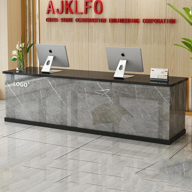 

Универсальный прием по индивидуальному заказу, изысканный гламурный дизайн, крутая барная стойка, мраморная столешница, офисная мебель Escritorio De Recepcion