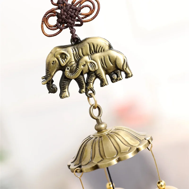 

A89Q-Metal Wind Chime Pendant Copper Bell Japanese Style Pendant