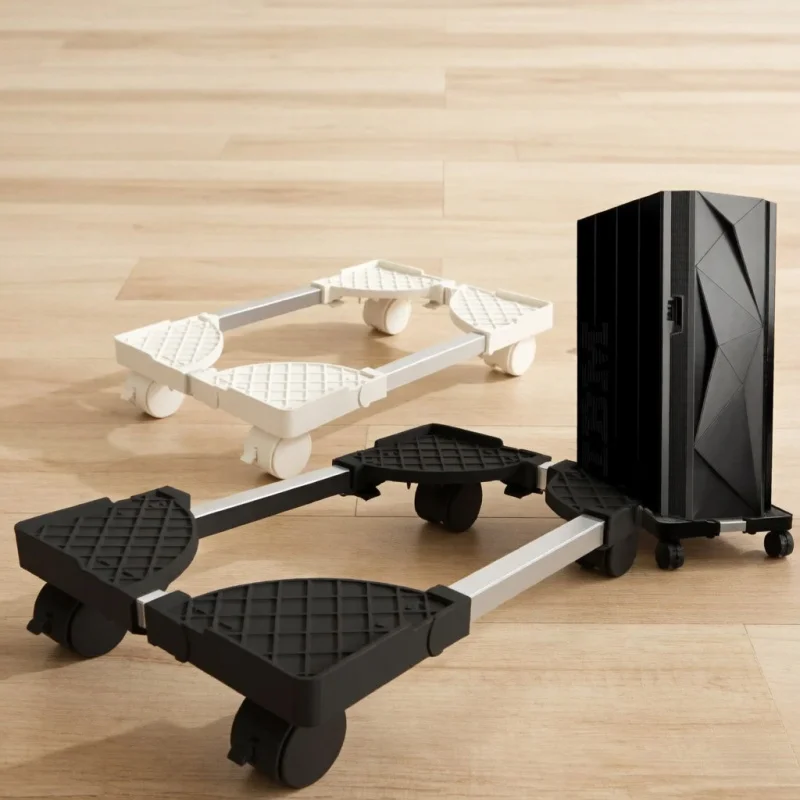 

Adjustable Mobile CPU Stand for Computer Tower, PC Holder Floor Riser with Rolling Caster Wheels, Sturdy Gaming PC Stand