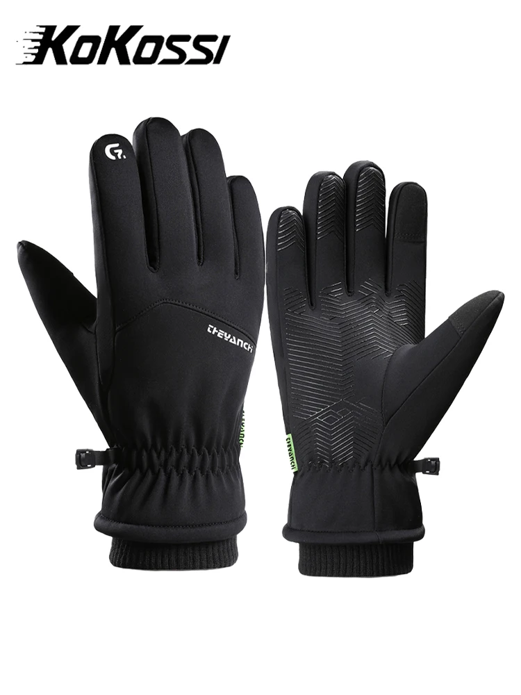 AliExpress KoKossi Winter Windproof Gloves Thick Gloves Waterproof Touchscreen Warm Outdoor Cycling Snowboard Motorcycle Riding Gloves