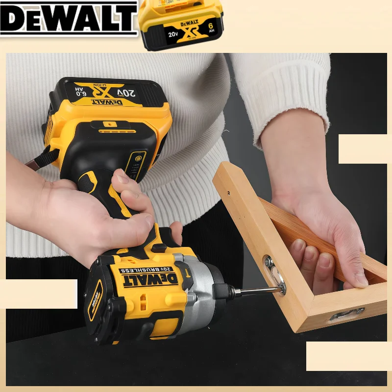 Dewalt Atomic  Maximum Cordless Wrench  DCF921 1/2 inch Cordless Impact Wrench Variable Speed Charging Wrench 20V Battery