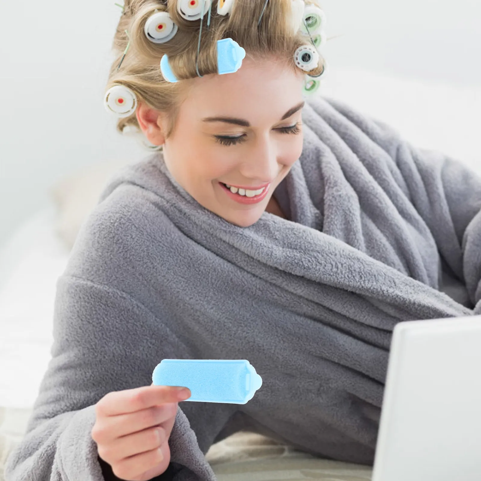 

20 шт. губчатых бигуди-ободков для завивки волос без нагрева, для длинных волос, прочные, безопасные аксессуары для укладки, ободок для завивки без нагрева