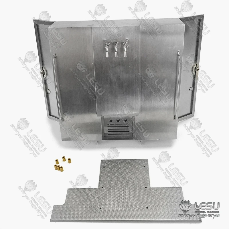 Lesu 1/14 Spielzeug-LKW Simulations-Werkzeugkasten Pedal-Set FÜR Tamiya Traktor 3363 1851 g-6234-b – Detail 3