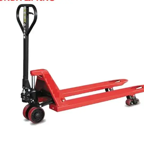 Hand pallet truck with 3.75mm thickness 2ton 2.5ton 3 ton 5ton hand manual forklift for sale