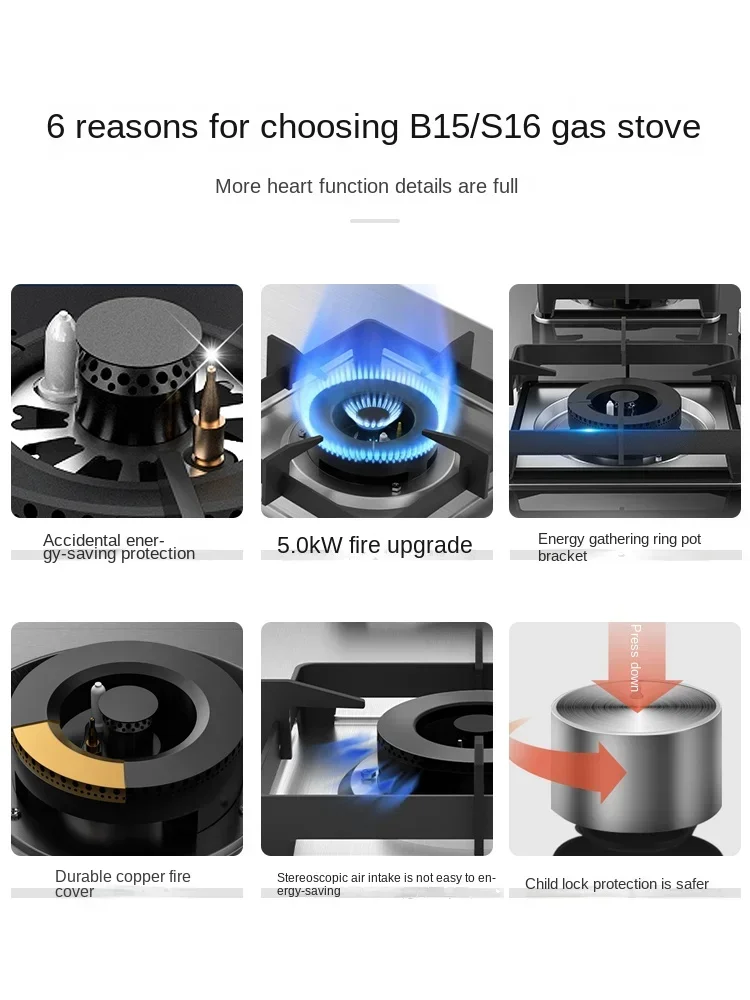 Gas Range range dual burner domestic built-in stove range Liquefied Petroleum Table Top stove