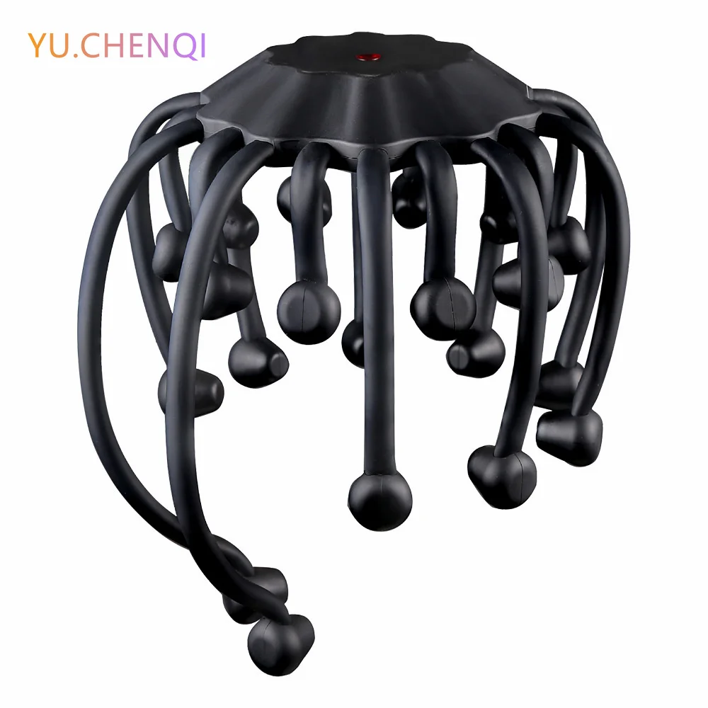 

Bluetooth Music Head Massager with 20 Massage Heads - Multi-frequency Vibration for Scalp & Body, Relieve Fatigue & Pain