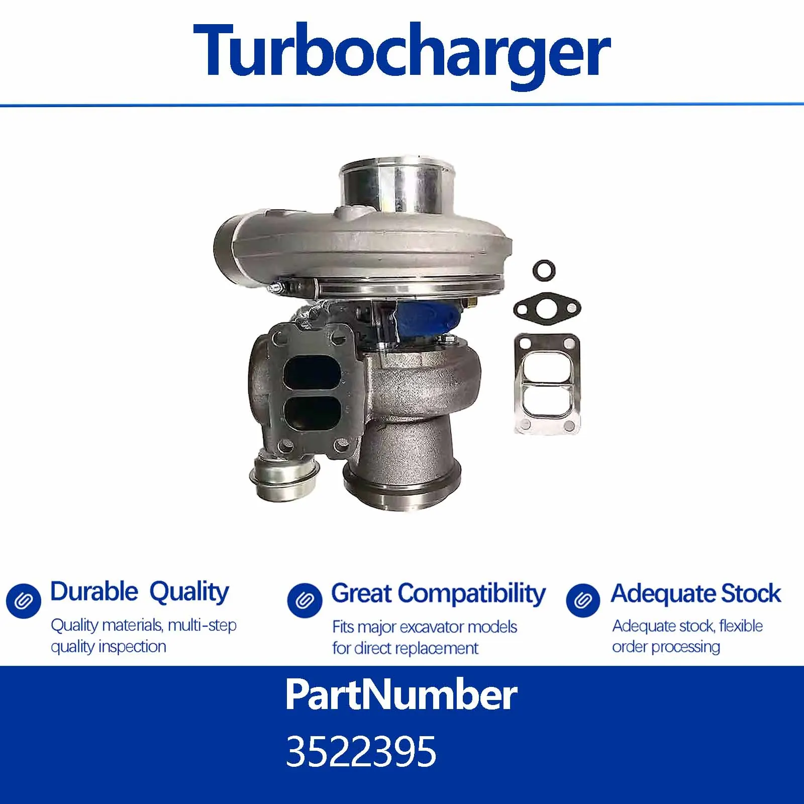 Turbocharger 478942 For Caterpillar CAT 160K 140K 140K 2 140 120K 160 12K MOTOR GRADER