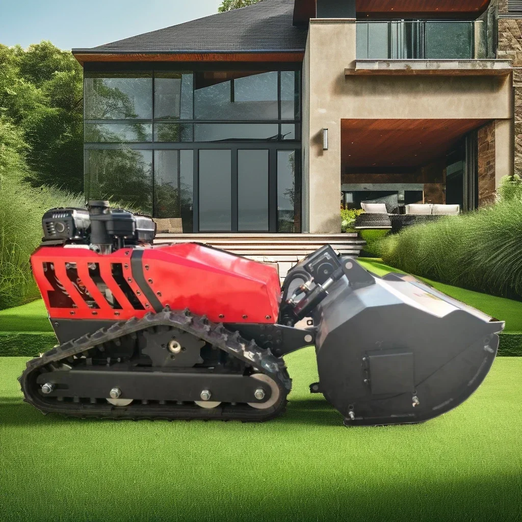 Agricultural bush Mower Remote control robot Zero turn Mower Caterpillar tandem mower with CE EPA certification