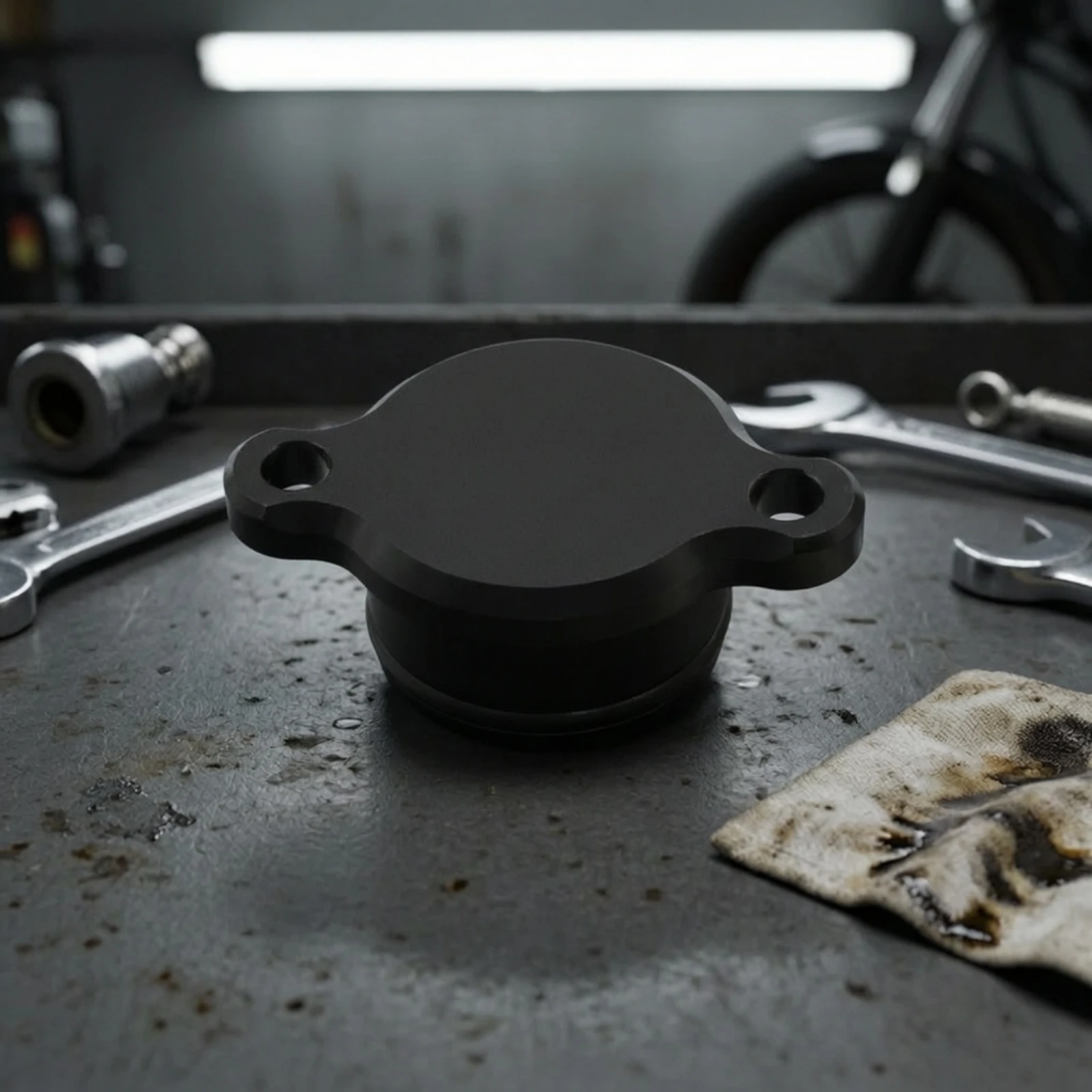 Oil Pump Block-off Plug CNC Machined Delete Plug with Screws for Yamaha PW50 PW80 Motorcycle Maintenance - view 4