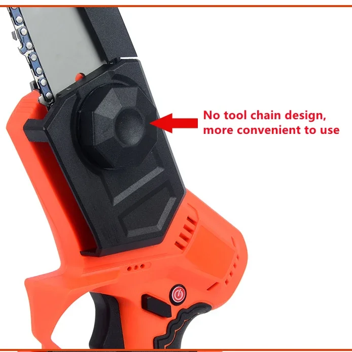 Mini Chainsaw Cordless Power Chain Saws Courtyard Tree Pruning Shears Portable 25V Electric Chainsaw Battery Industrial 1 Years