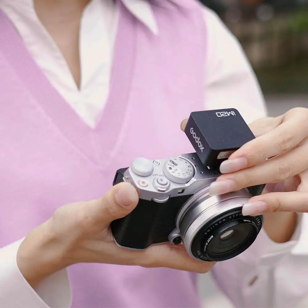 Godox 휴대용 미니 플래시 스피드라이트, 핫슈 캐논, 소니, 니콘, 후지, DSLR, 미러리스, 보급형 모델 카메라용, iM20, iM22