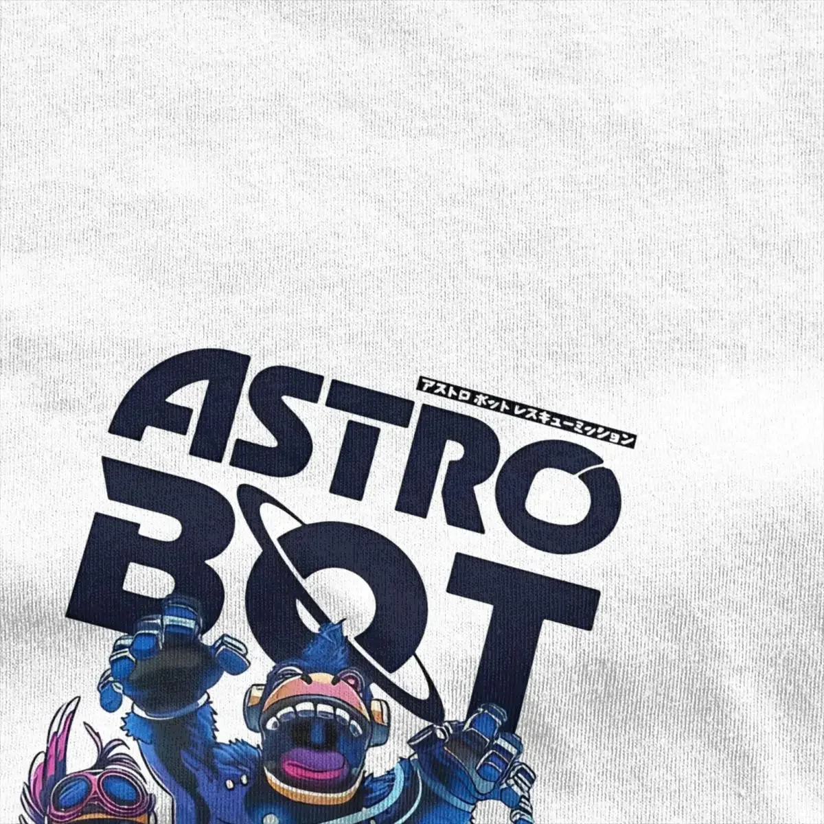 Astro Bot T-Shirt Men Hot Game Funny 100 Cotton T-Shirts Summer O-Neck Harajuku Tee Shirt Pattern Oversize Clothing