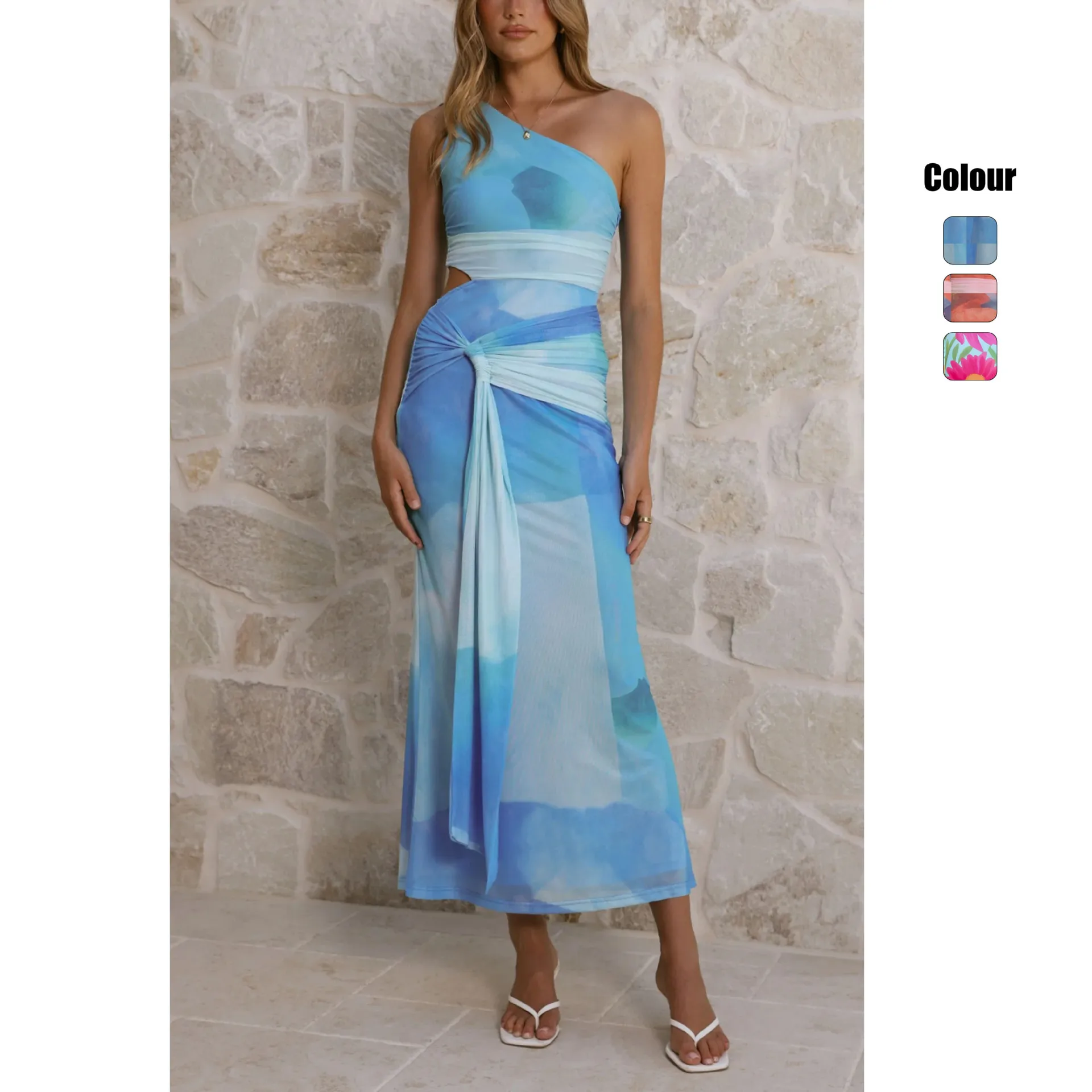 capa vestido gasa midi