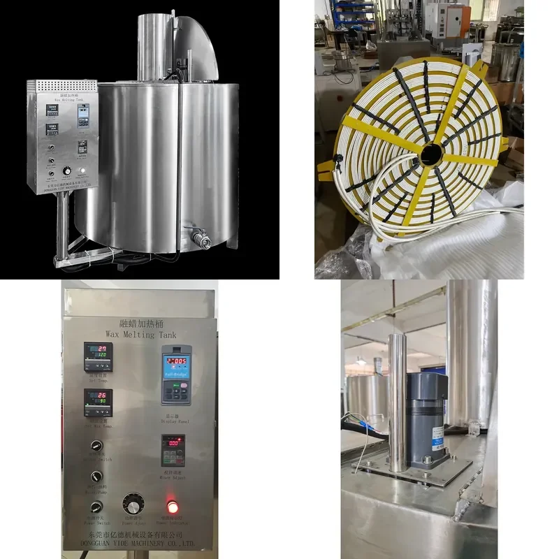 2026 CE USA 264Gallon Industrial Candle Wax Melting Machine for /Soy/Bee/Sugar Wax Making Induction Fast Heating Tank