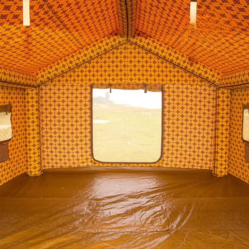 Large outdoor 3 * 6m waterproof large camping tent inflatable Middle East pipe tent