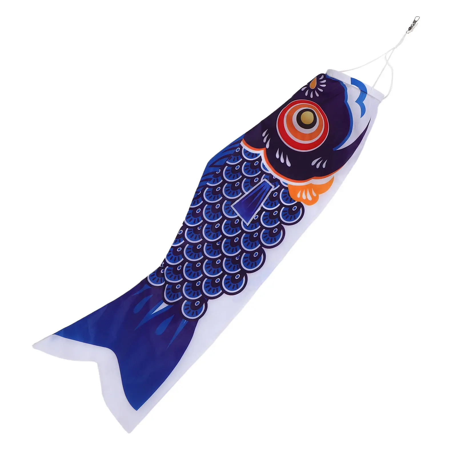 Japanese Carp Flag Windsock Koinobori Fish Streamer 39 Inch Outdoor Garden Flag Hanging Fish Decoration Festival Wind Sock