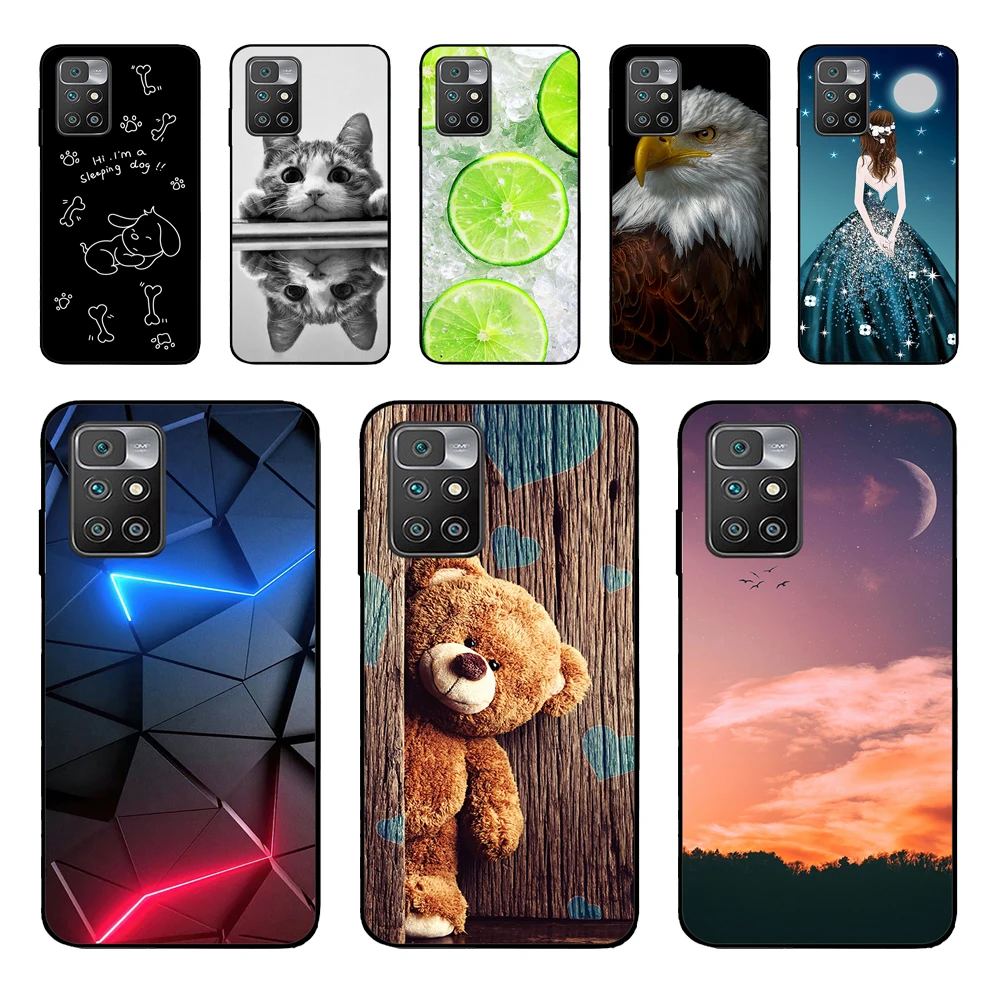 For Redmi 10 Case Silicon Back Cover Phone Case For xiaomi Redmi 10 Soft Case 6.5inch Redmi10 2022 coque TPU bumper etui New