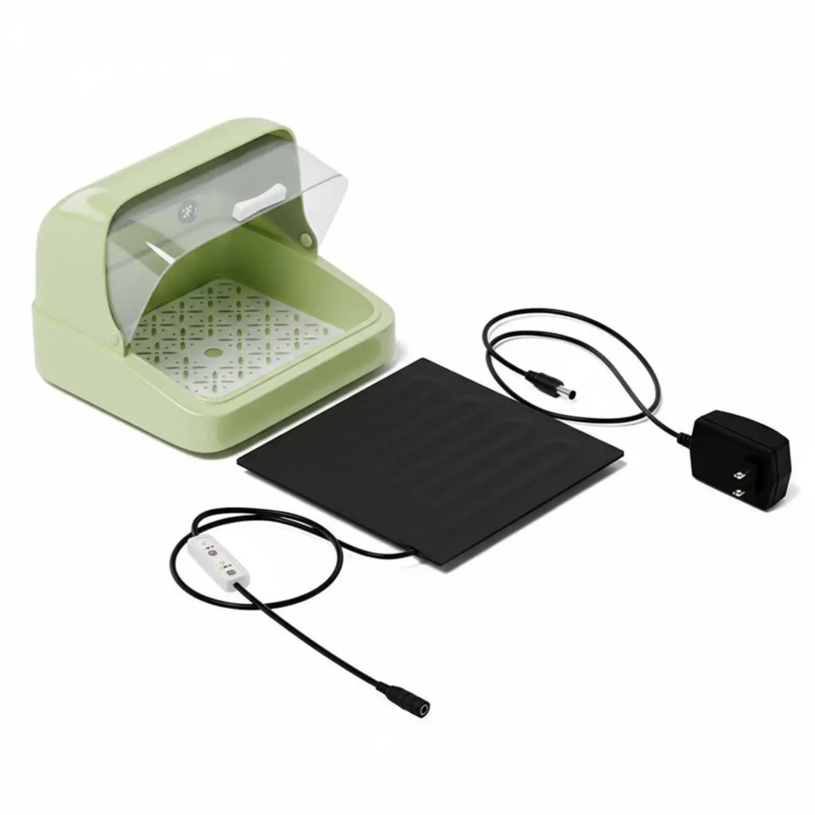 Portable Bird Incubator High Precision Heating Pad Stable Warmth Pet Animal Hatchery Box for Travel or Clinic