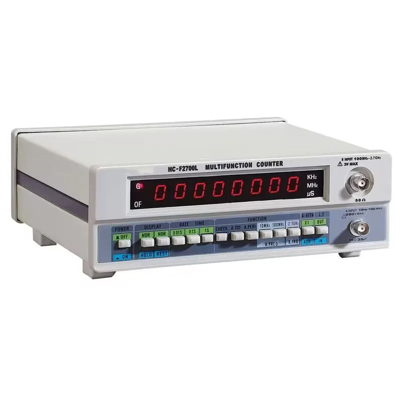 crystal oscillator signal counter test frequency meter frequency meter display led hc f2700l 27g 01