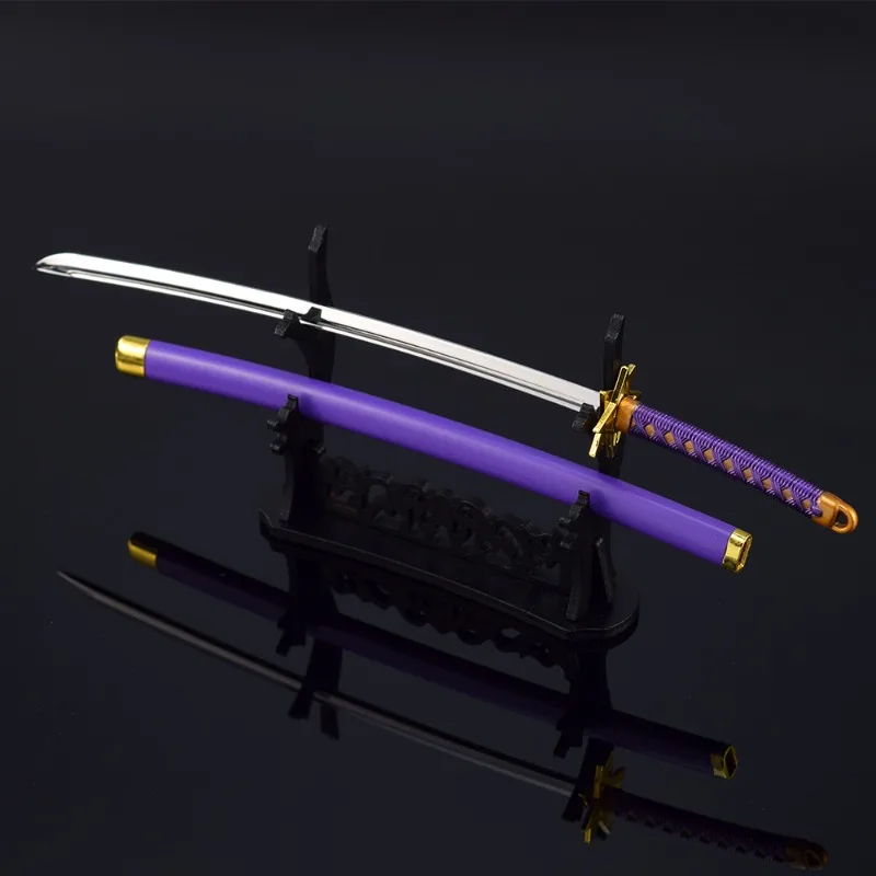 26cm huyourinmaru Hitsugaya Toushirou arma giapponese metallo Anime periferiche non tagliate Katana Samurai ornamento artigianato spada giocattoli