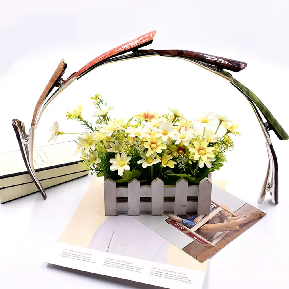 

2 шт. акриловые заколки-уточки для волос с крепким захватом, заколки-крабы для женщин и девочек, стильные заколки для повседневного использования