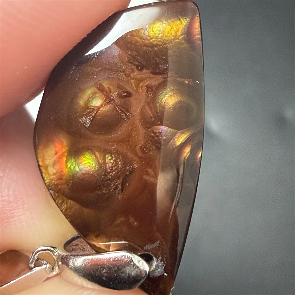 Bright Yellow Red Light Natural Mexico Original Fire Agate Specimens Green Light Bubbles Healing Fire Agate Bead Irregular Stone