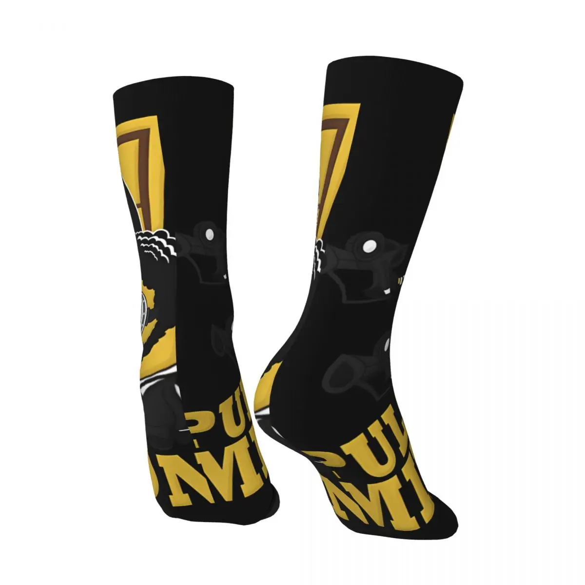 Hip Hop Vintage Minions Pulp Fiction Crazy Men's Compression Socks Unisex Despicable Me Street Style Pattern Printed Funny