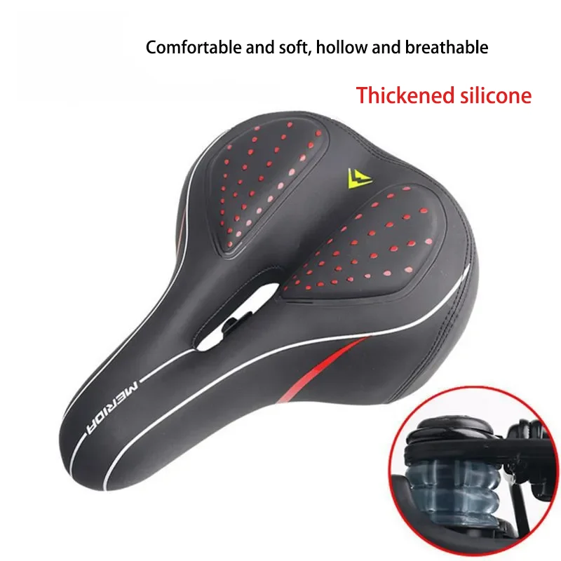 Merida Mountain Bicycle  Saddle Bike Thickened Cushion Cover Comfortable Soft Silicone Cycling Seat CZ003