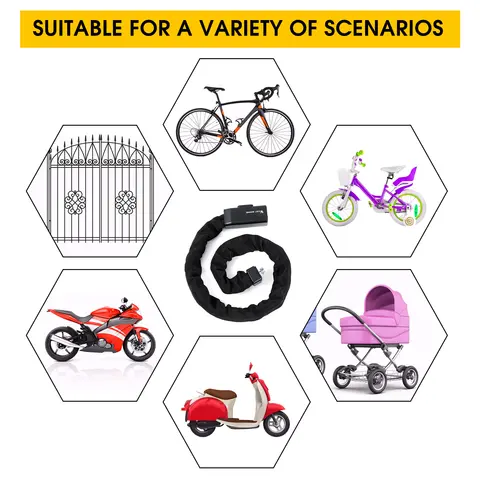 8 best sales hopfällbart cykellås - №4