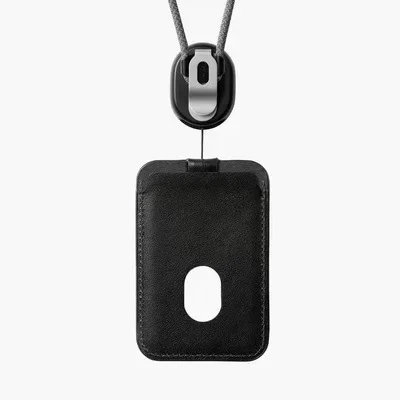 Lightweight ID card bag, retractable listing access control, bus meal card credit card