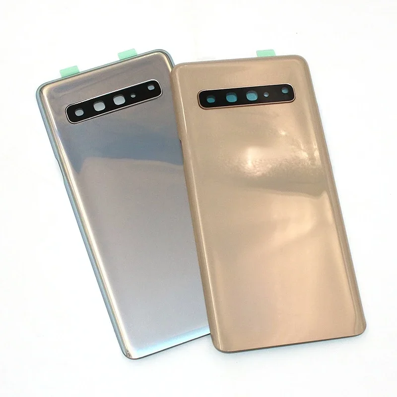 Back Cover For Samsung Galaxy S10 5G Version G9770 G977B G977U Back Battery Cover Glass Door Housing Case With Camera Lens