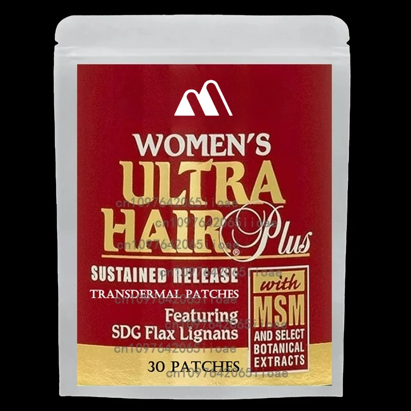 

30 Patches Female Hormones -Women’s Ultra Hair Plus Transdermal Patches Estrogen Patch