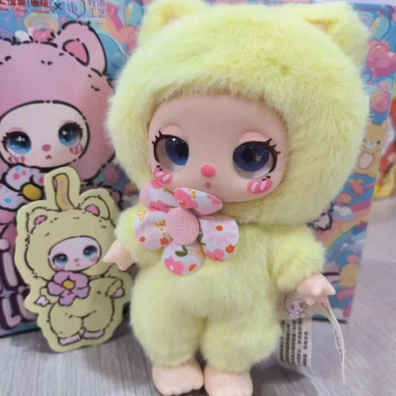 Lila Lucky Cat V1-Serie, Plüschpuppe, Spielzeug, Blindbox, Schreibtischdekoration, niedliches Ornament, Mystery Box, Spielzeugtasche, Anhänger, Mädchen, Geburtstagsgeschenke