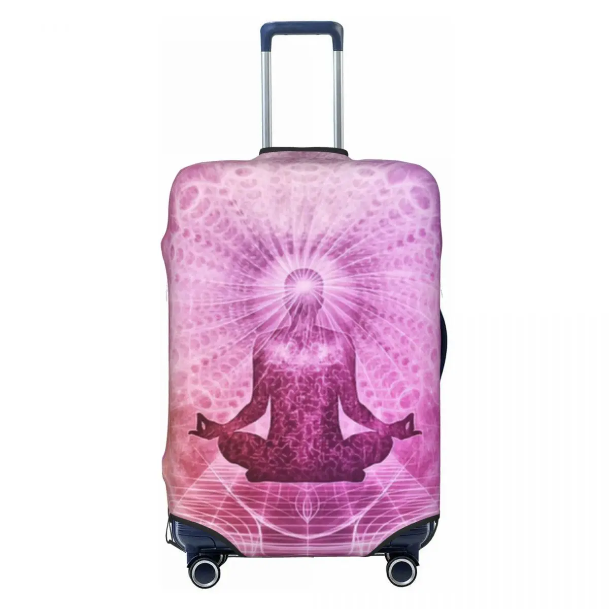 Yoga Buddha Style Print Luggage Protective Dust Covers Elastic Waterproof 18-32inch Suitcase Cover Travel Accessories