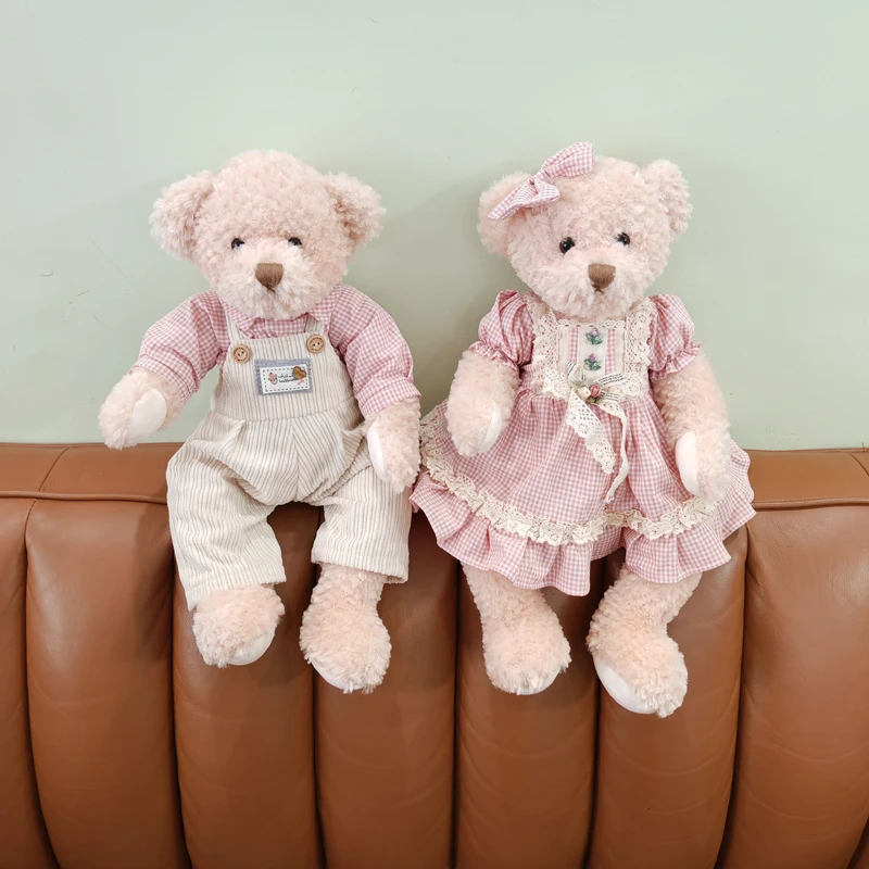 Cute Princess Style Teddy Bear Plush Toy, Dress Bear Doll, Children\'s Toy, Girl Birthday Gift, Home Decoration