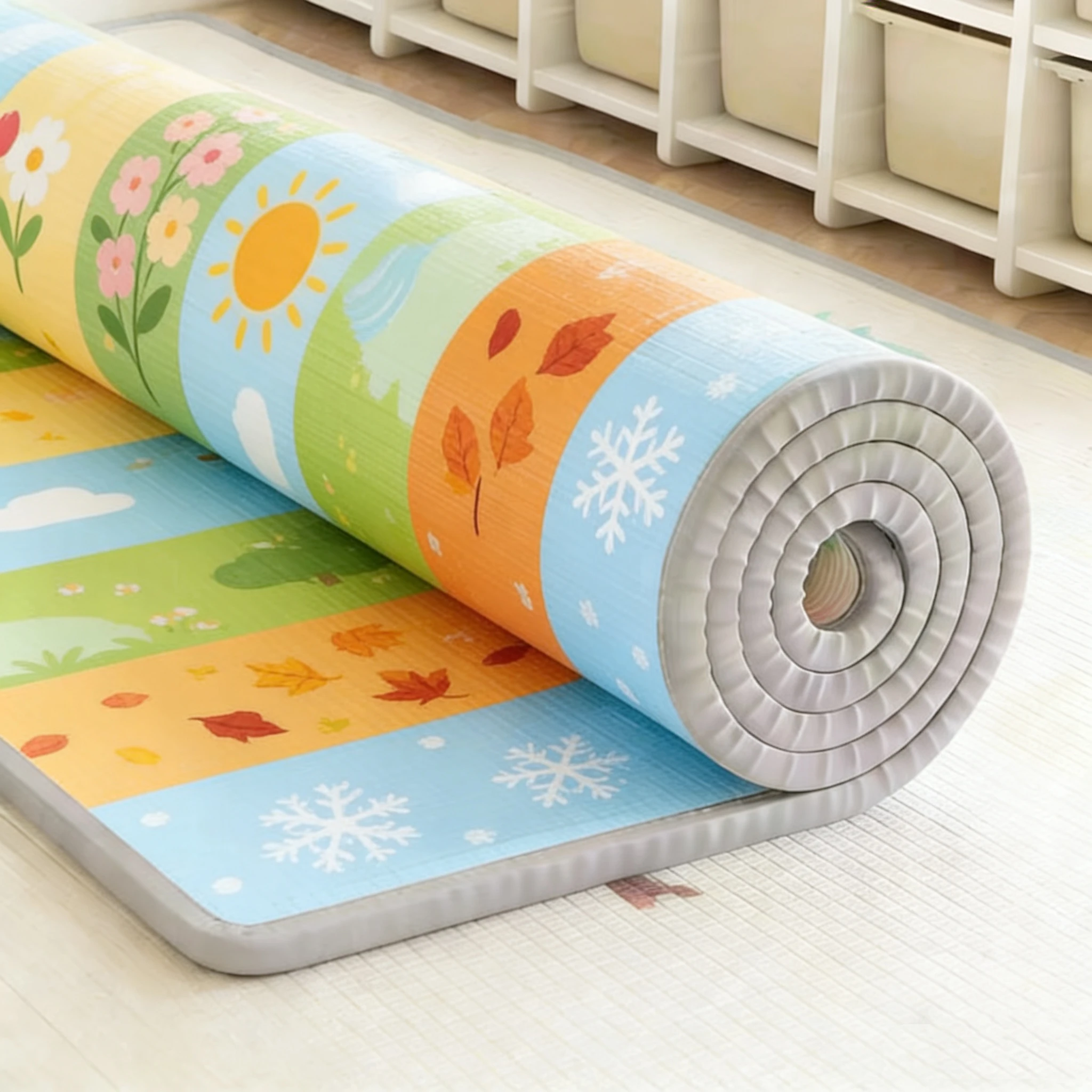 

Детский игровой коврик для ползания, 10 стилей и 5 размеров, нетоксичный, новый, из EPE, толстый, складной, безопасный коврик для детей