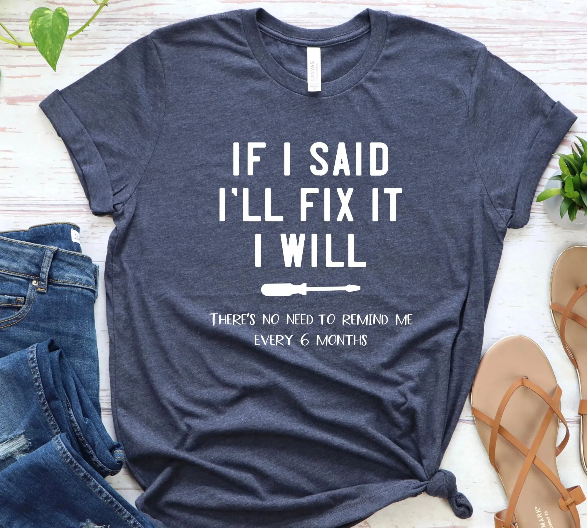 مضحك الرجال قميص الساخرة الماهر الزوج التي شيرت هدية عيد الآباء قميص سأحصل ذلك قميص مضحك أبي قميص DIY عاشق إصلاح ذلك