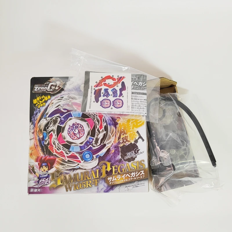 Takara Tomy beyscollectors Metal Battle Fusion Top BBG26 ZERO G SAMURAI PEGASIS W105R2F con LAUNCHER CONPACT