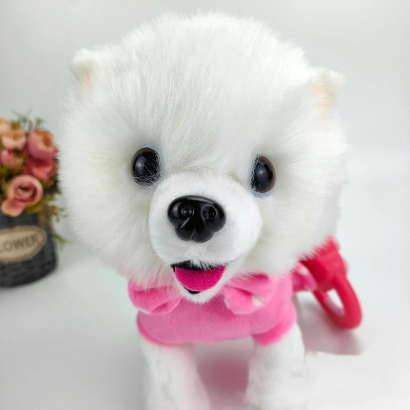 Leash Dog Plush Toy Electric Walking Dog Toy Simulation Singing Puppy Kids Gift