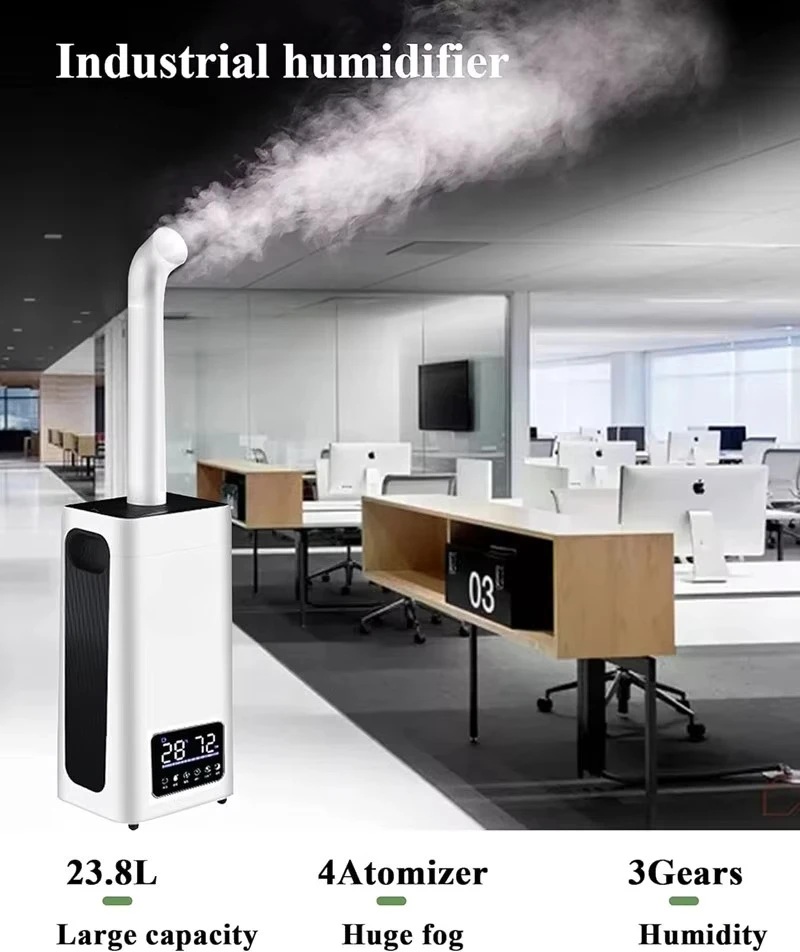Humidificador de aire de 110V/220, difusor doméstico, generador de niebla Industrial, aromatizante para el hogar, Humidificador de 23,8 l