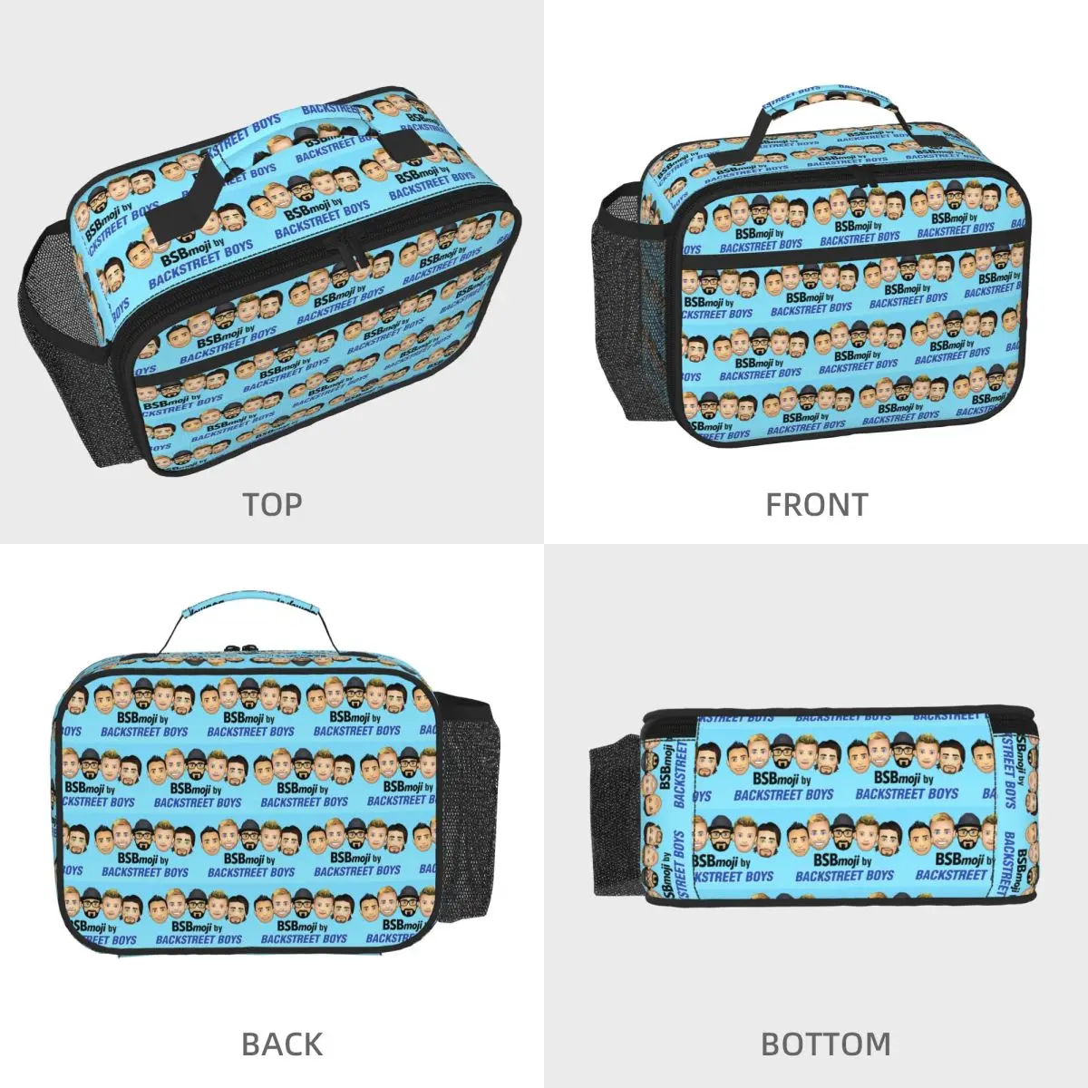 Backstreet Boys Music Group Insulated Lunch Bag for Women Children Leakproof Food Boxes Thermal Lunch Box Tote