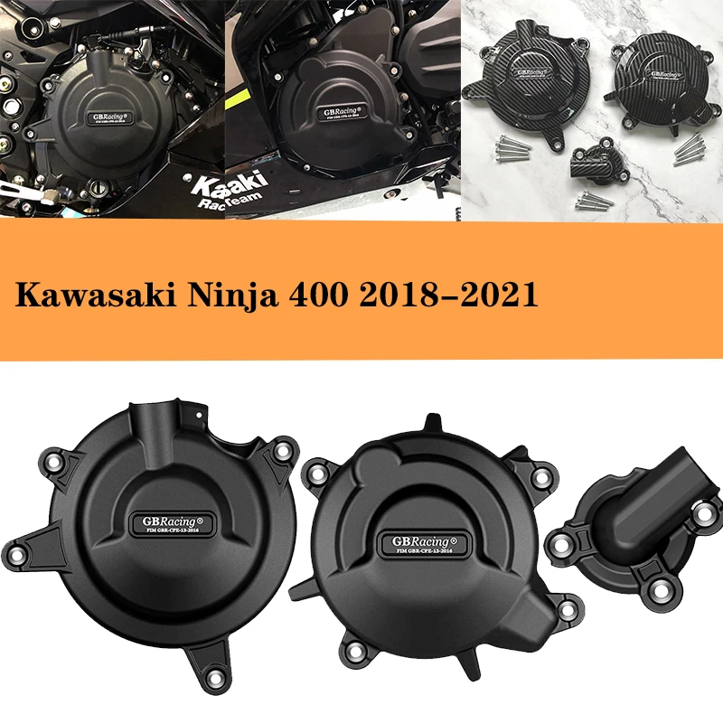 

Motorcycle Engine Protection Cover Set for GBRacing for Kawasaki NINJA 400 2018-2021