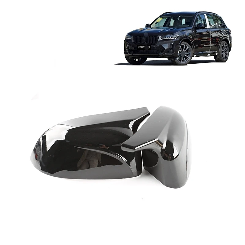 1 Pair Door Mirror Cover Carbon Rear Mirror Cover Fit For BMW X3 X4 X5 X6 X7 3 4 5 6 7 8 Series Modification Accessories