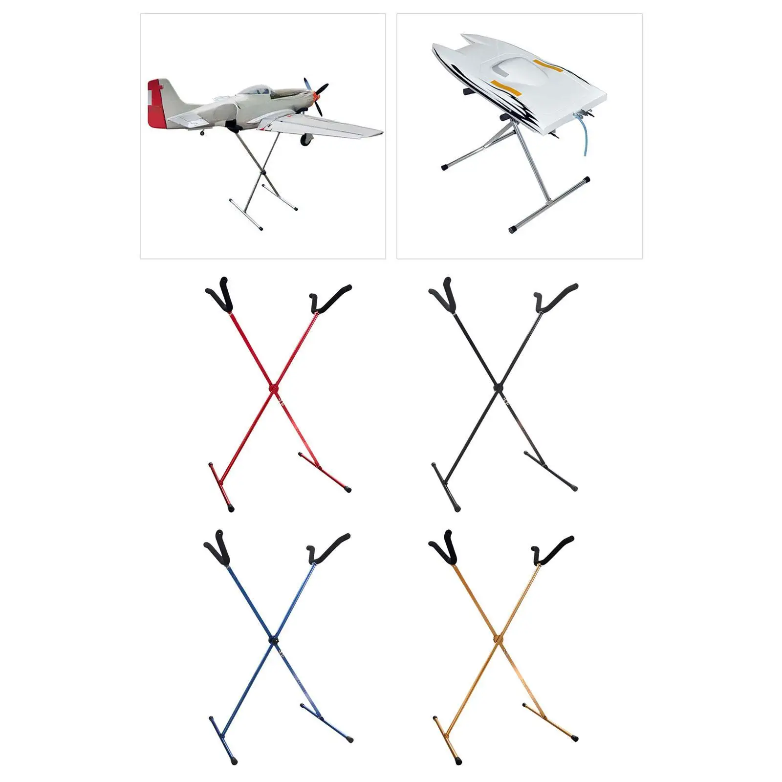 حامل نمذجة هواية حامل طائرة RC، خفيف الوزن، رف طائرات قوي عملي متعدد الوظائف للبالغين في المكتب المنزليين #4