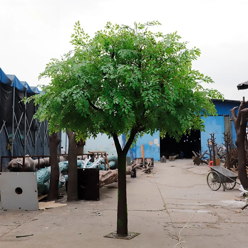 Simulation elm tree shopping mall wedding hotel interior decoration floor fake tree, make according to the picture