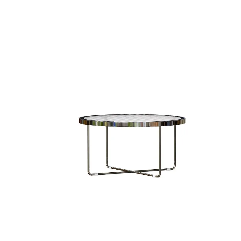 Coffee table simple living room household small apartment round size combination side table